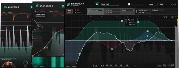 Sonible Smart:Essentials Bundle (EQ4, Comp3 & Limit)
